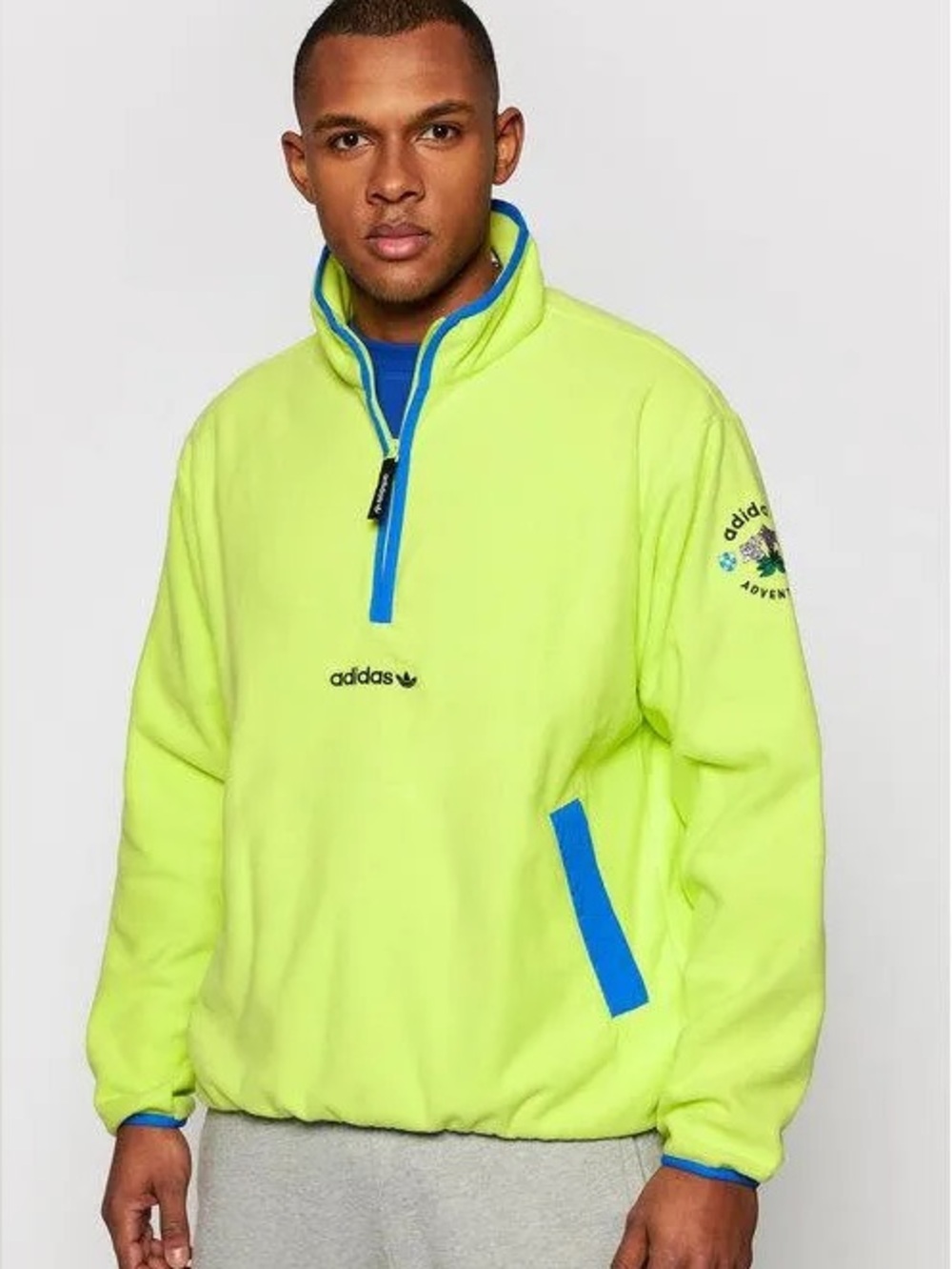 Adidas Adventure Half Zip Fleece Pullover